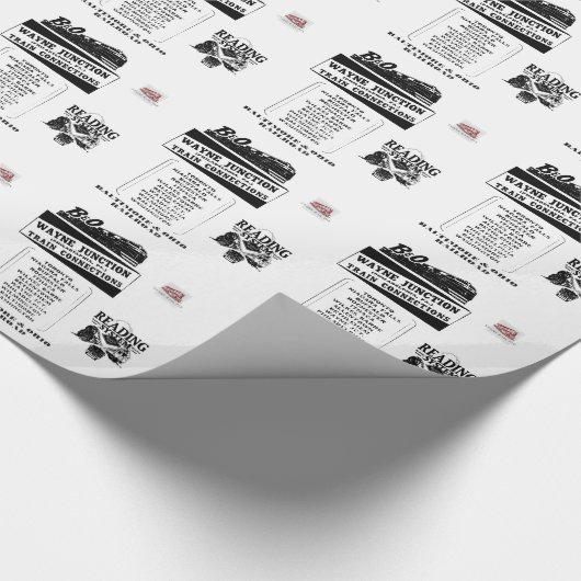 Treinen wijzigen bij weyne verbinding cadeaupapier (Hoek)