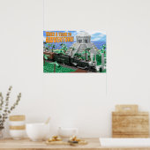 Treinexpedition naar Oude Ruïnes Poster (Keuken)