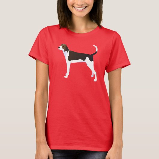 Treing Walker Coonhound Basic Breed T-shirt (Voorkant)