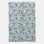 Treing Walker Coonhound Kitchen Towel Theedoek (Verticaal)