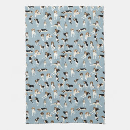 Treing Walker Coonhound Kitchen Towel Theedoek