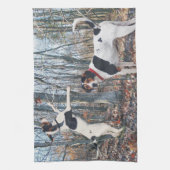 Treing Walker Coonhound Kitchen Towel Theedoek (Verticaal)
