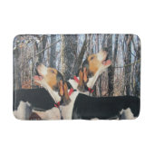 Treing Walker Coonhounds Howling Woodland Badmat (Voorkant)