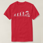 Treingeleider-evolutierevolutietroei T-shirt (Design voorkant)
