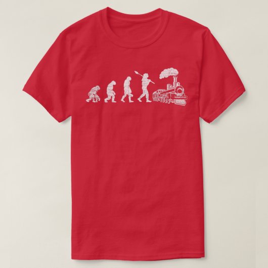Treingeleider-evolutierevolutietroei T-shirt (Design voorkant)