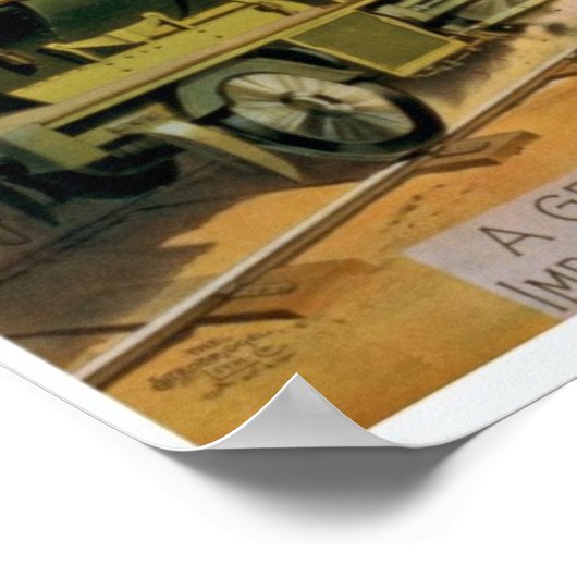  treinillustratie poster (Hoek)