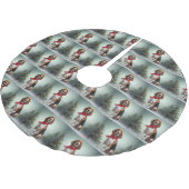 Treining Walker Coonhound Hond in Sneeuw Kerstmis Kerstboom Rok (Gekanteld)