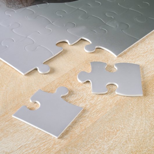 Treining Walker Coonhound Hond in Sneeuw Kerstmis Legpuzzel (Zijkant)