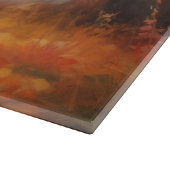 Treining Walker Coonhound in Herfstbladeren Herfst Snijplank (Hoek)