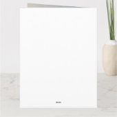 Treining Walker Coonhound Puppy Herfst Pompoen Kaart (Achterkant)