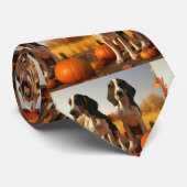 Treining Walker Coonhound Puppy Herfst Pompoen Stropdas (Opgerold)