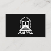 Treiningenieur en spoorwegmotorarbeider Spoorweg Visitekaartje (Voorkant)