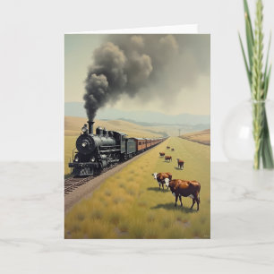 Treinkaart Herderlijke Vaderdag Kaart