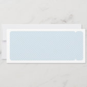 Treinkaartje verjaardagsfeestje voor kinderen kaart (Achterkant)