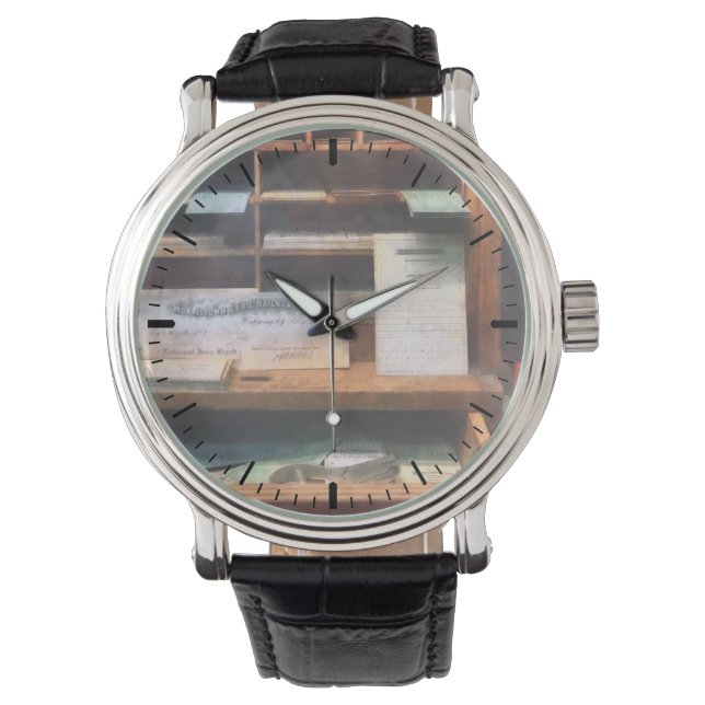 Treinkaartjesloket Horloge (Voorkant)