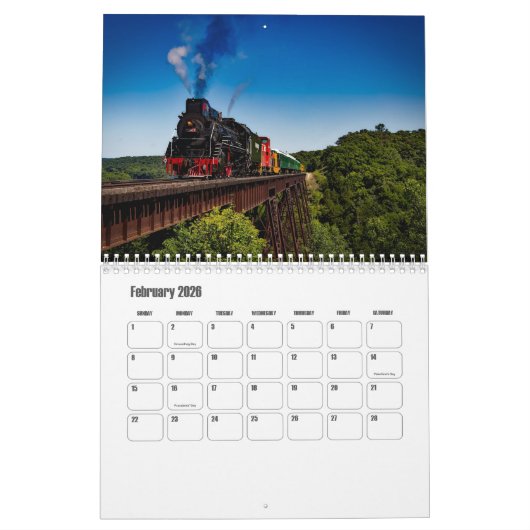 Treinkalender Kalender (Feb 2026)