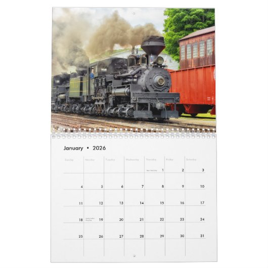 Treinkalender Kalender (Jan 2026)