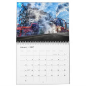treinkalender met stoomlocomotief kalender (Jan 2027)