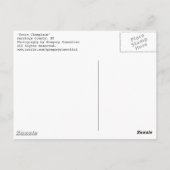 treinkampioen briefkaart (Achterkant)