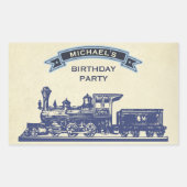  treinkinderen op zaterdag Sticker (Voorkant)