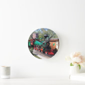 Treinklok Ronde Klok (Huis)