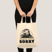 Treinkloon Sorry Tote Bag (Voorkant (product))
