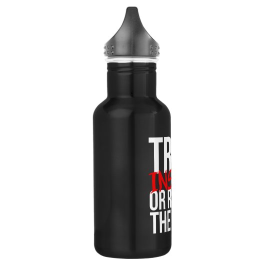 Treinkranen of hetzelfde blijven waterfles  (Links)