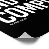 Treinkrankzinnig en geen klacht - Training Fitne Poster (Hoek)