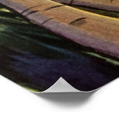 Treinkruising Oerwoud motortoerental Poster (Hoek)