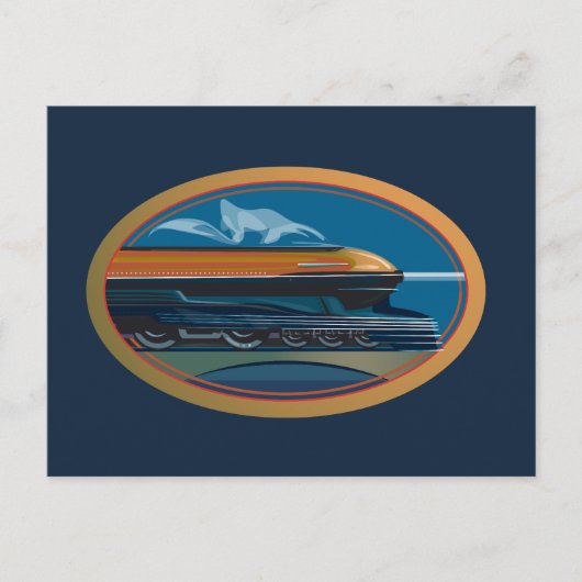 Treinkunst Briefkaart (Voorkant)