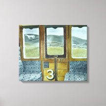 Treinlandschap (door Eric Ravilious)