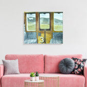 Treinlandschap (door Eric Ravilious) Canvas Afdruk (Insitu (Woonkamer))