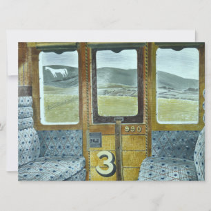 Treinlandschap (door Eric Ravilious) Kaart