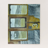 Treinlandschap (door Eric Ravilious) Legpuzzel (Verticaal)