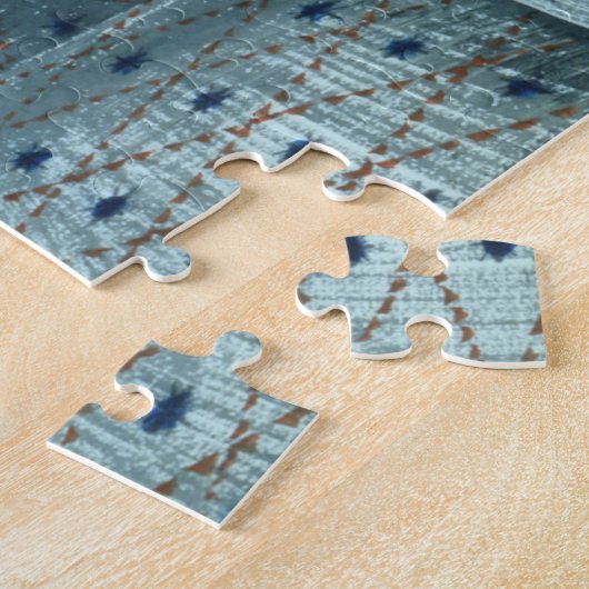 Treinlandschap (door Eric Ravilious) Legpuzzel (Zijkant)