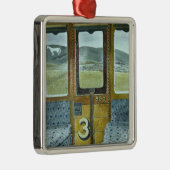 Treinlandschap (door Eric Ravilious) Metalen Ornament (Rechts)