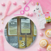 Treinlandschap (door Eric Ravilious) Papieren Bordje (Feest)