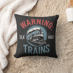Treinliefhebber Alert Kussen