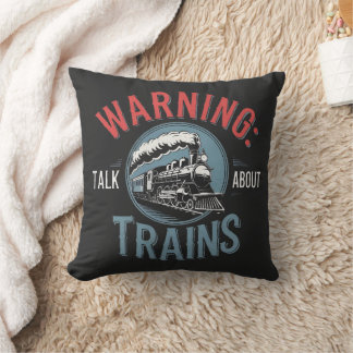 Treinliefhebber Alert Kussen
