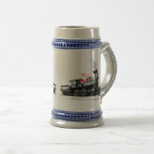 Treinliefhebber Bierpul (Voorkant rechts)