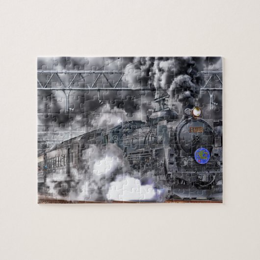 Treinlocomotief Jigzaag Puzzle Legpuzzel (Horizontaal)
