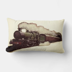Treinlocomotief Lumbar Pillow Kussen
