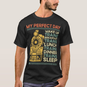 Treinlocomotief Mijn Perfecte Dag Wakker worden Tr T-shirt