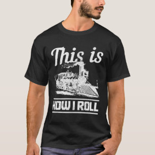 Treinlocomotief Model Spoorweg Trein 1 T-shirt