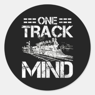 Treinlocomotief Model Spoorweg Trein Ronde Sticker