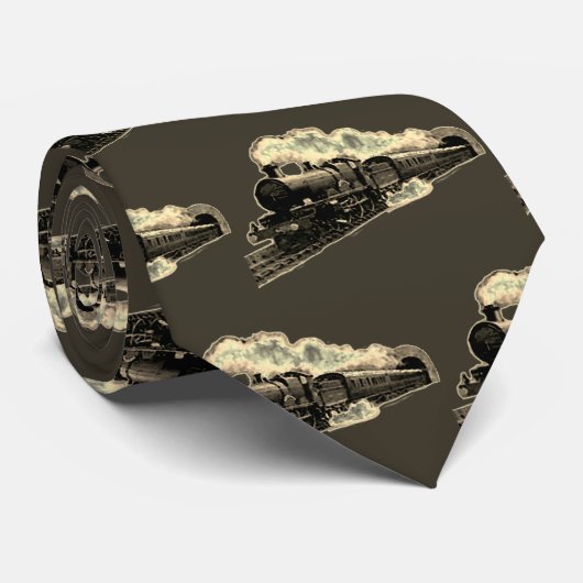 Treinlocomotief Stropdas (Opgerold)