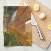 Treinlocomotief Theedoek (Quarter Fold)