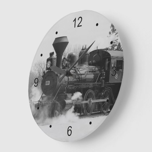  treinlocomotiefklok grote klok (Hoek)