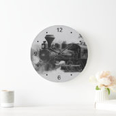  treinlocomotiefklok grote klok (Huis)