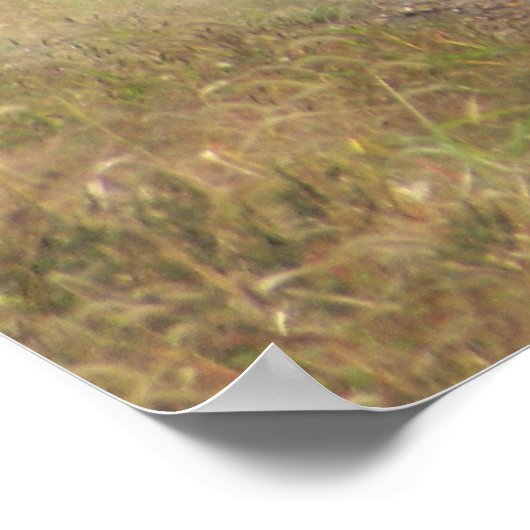 Treinlocomotieven in de mist poster (Hoek)